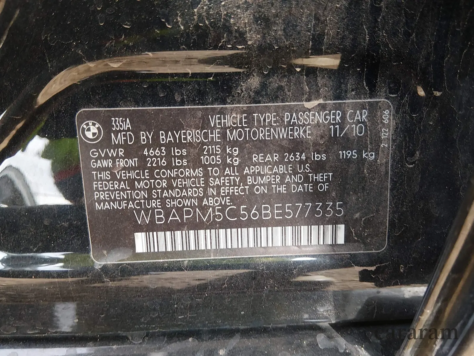 2011 BMW 3 Series 335i
