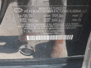 2020 Hyundai Elantra SE