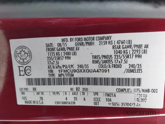 2016 Ford Escape SE