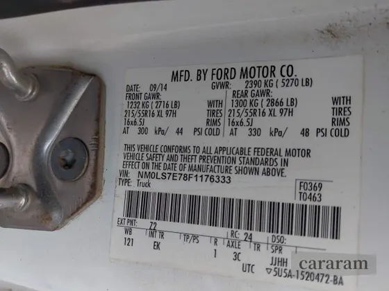 2015 Ford Transit Connect XL