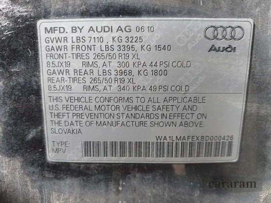 2011 Audi Q7 Premium Plus