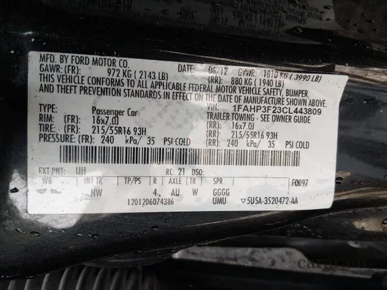 2012 Ford Focus SE