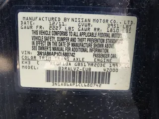 2012 Nissan Sentra SR