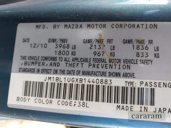 2011 Mazda 3 i Sport
