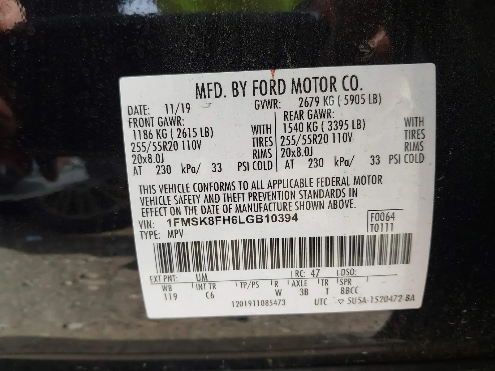 2020 Ford Explorer Limited