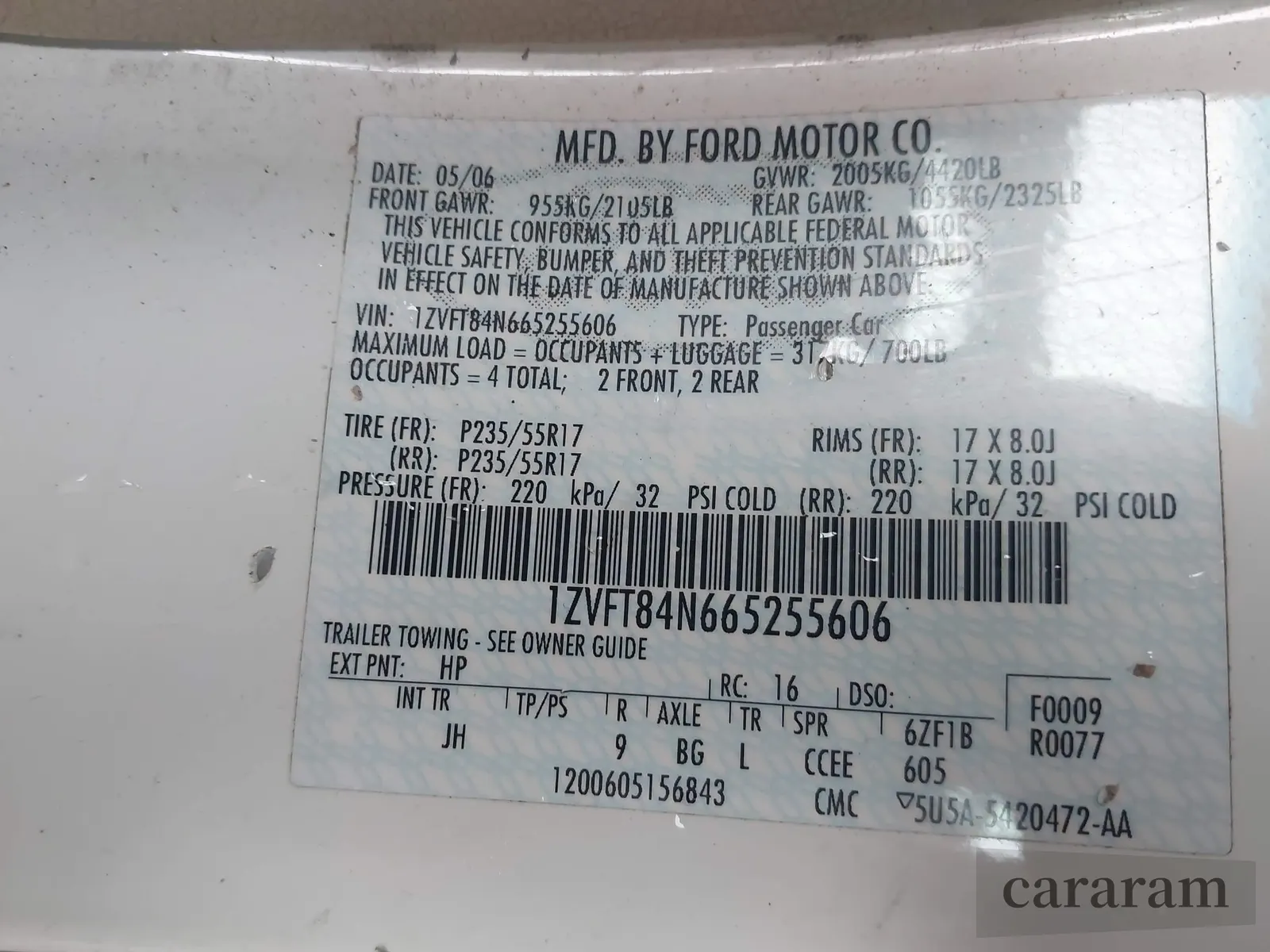 2006 Ford Mustang Standard