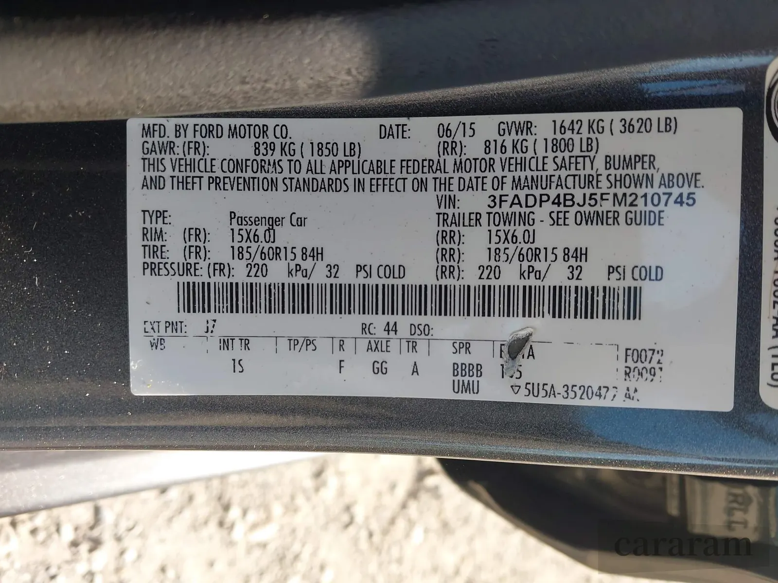 2015 Ford Fiesta SE