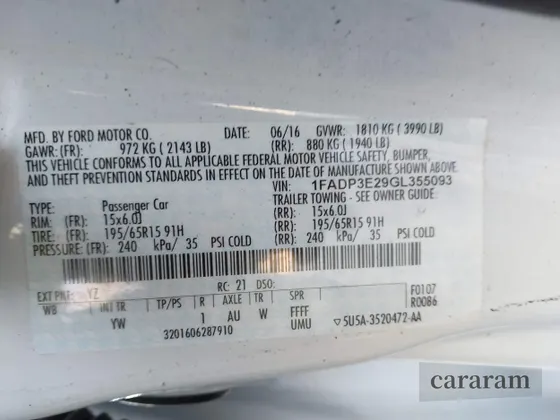 2016 Ford Focus S