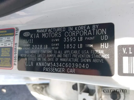 2012 Kia Rio LX