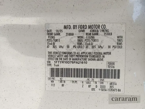 2006 Ford Ranger XL
