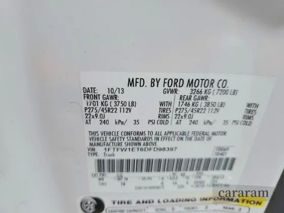 2013 Ford F-150 Lariat
