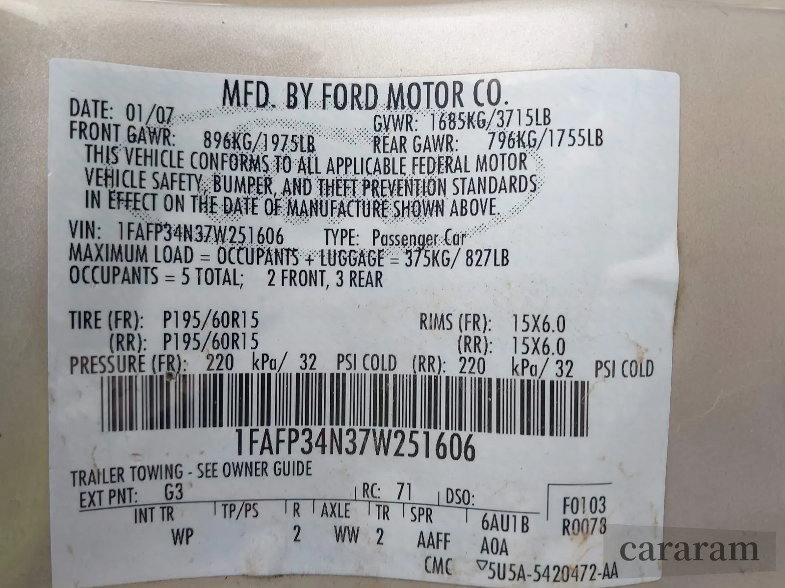 2007 Ford Focus S