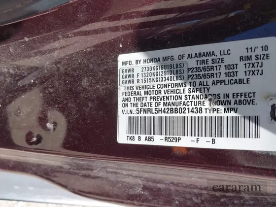 2011 Honda Odyssey EX