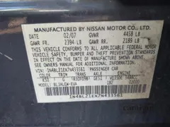 2007 Nissan Altima SE