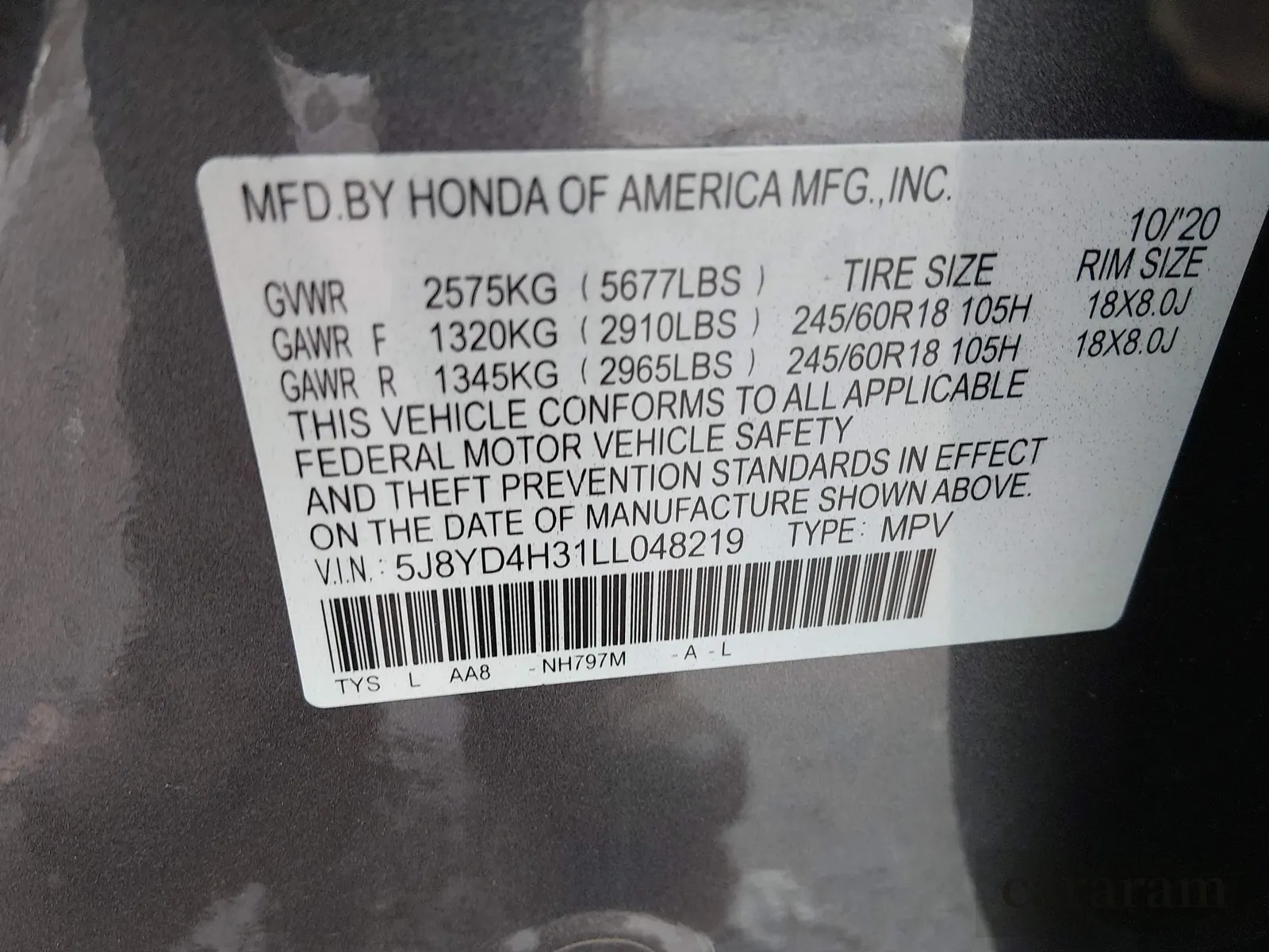 2020 Acura MDX