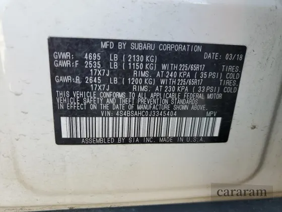 2018 Subaru Outback Premium