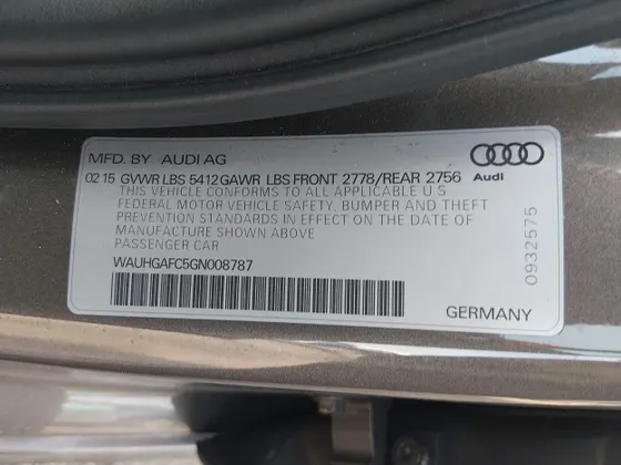 2016 Audi A6 Prestige
