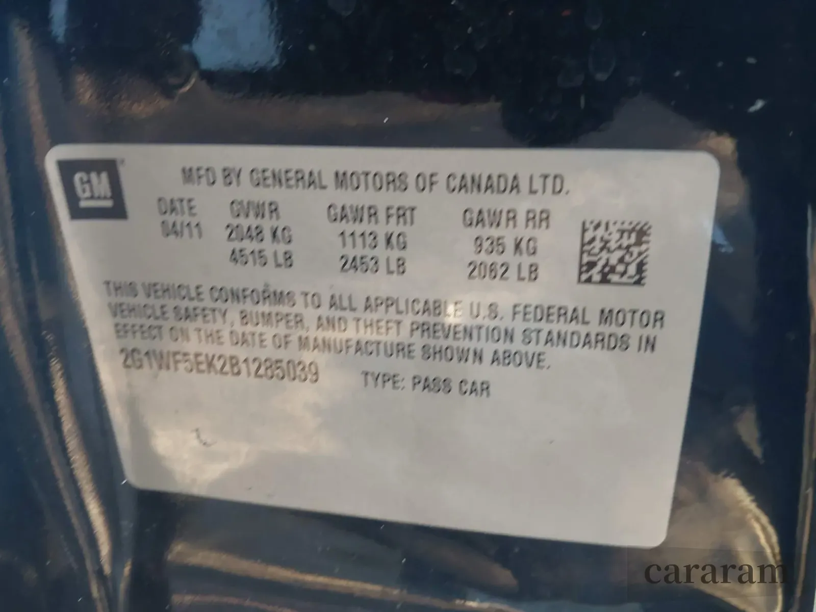 2011 Chevrolet Impala LS Fleet