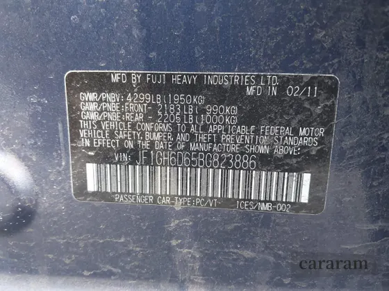 2011 Subaru Impreza Outback Special Sports