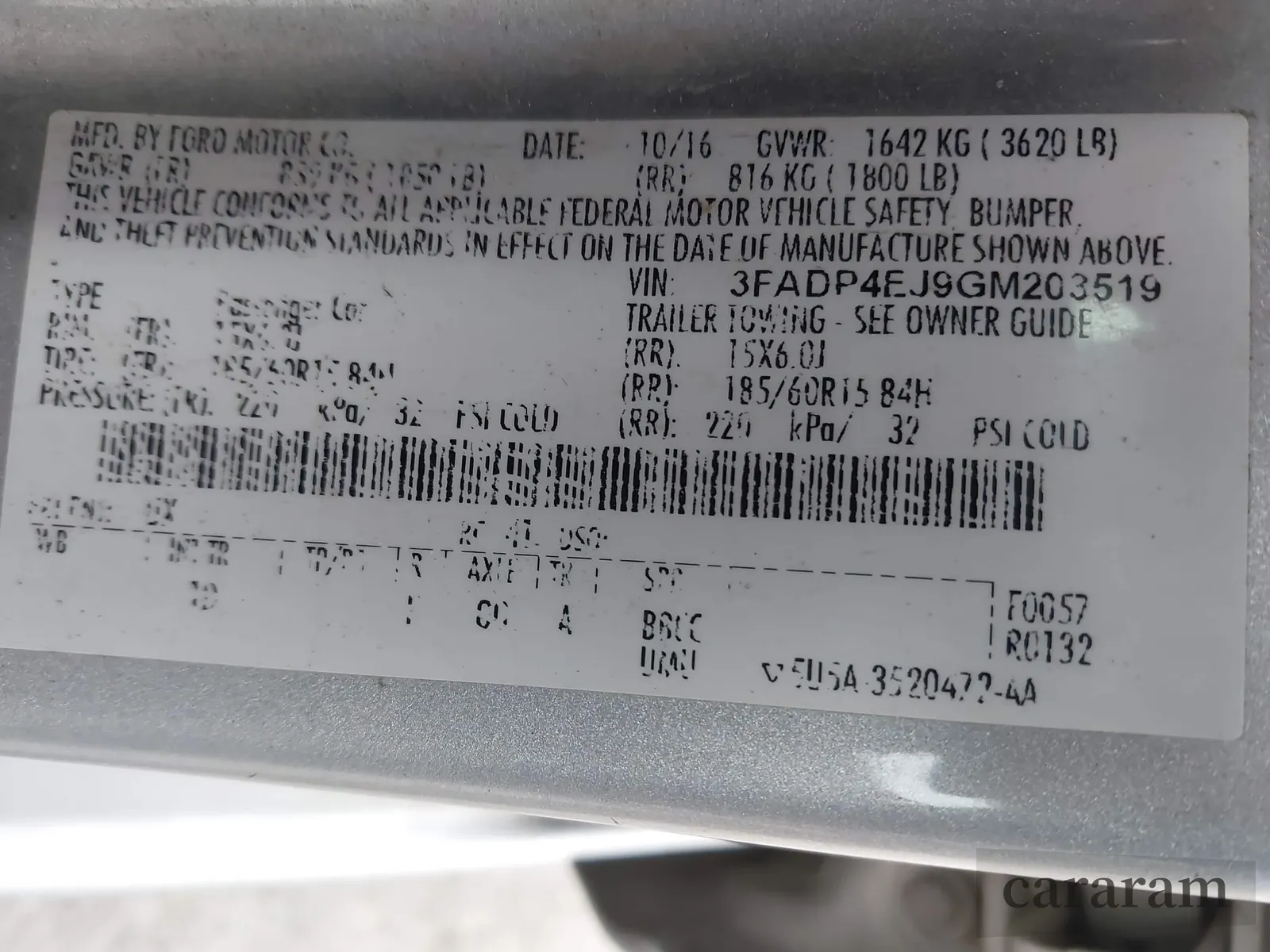 2016 Ford Fiesta SE