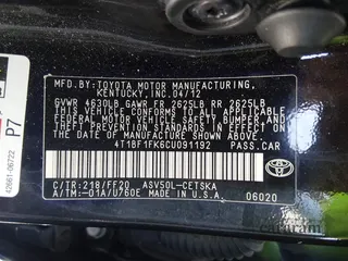 2012 Toyota Camry SE