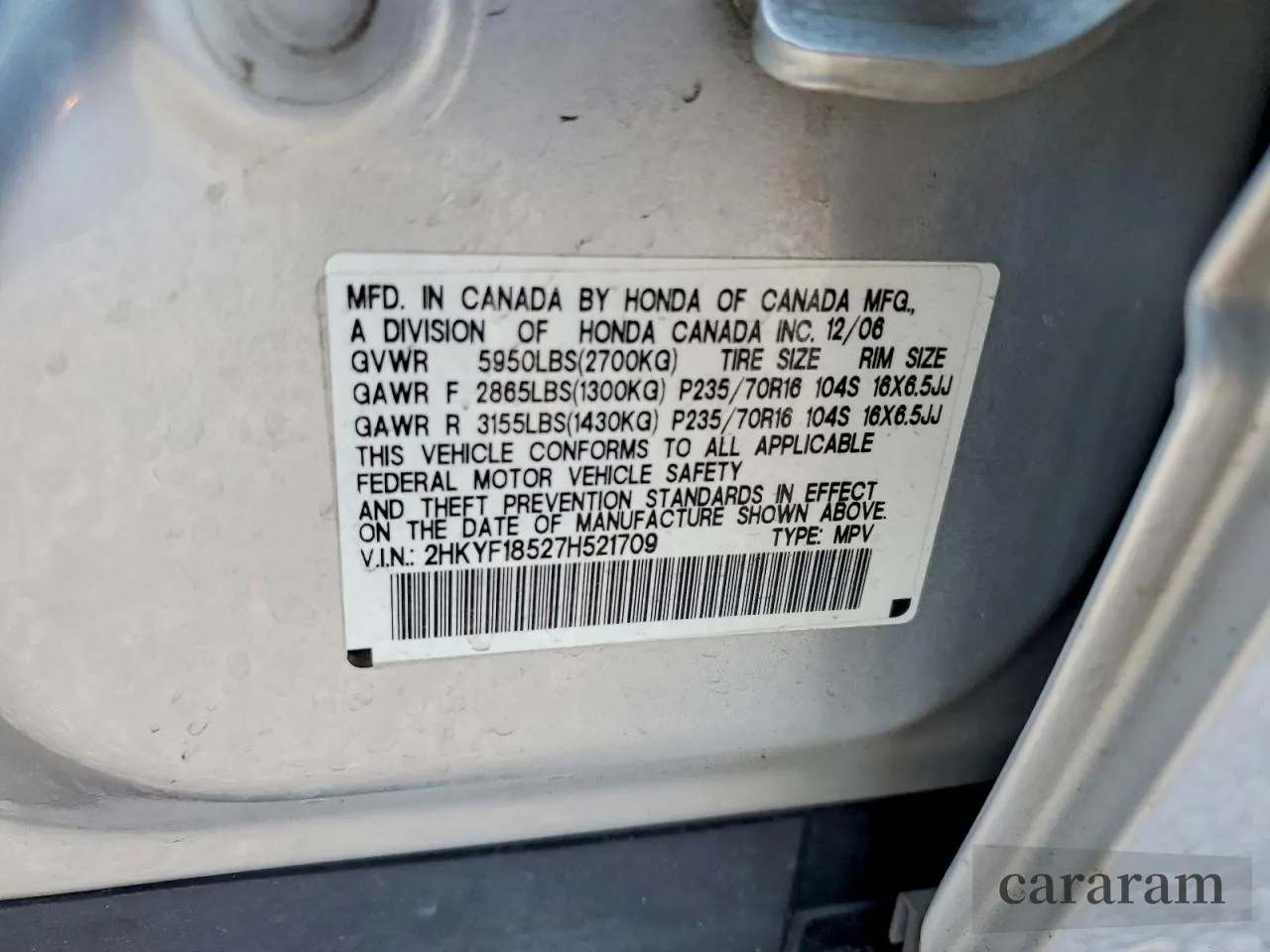 2007 Honda Pilot EX-L