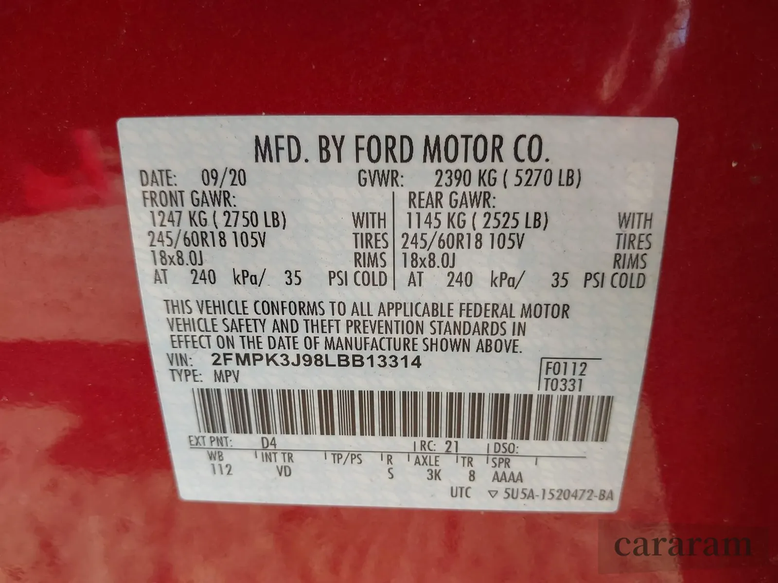 2020 Ford Edge SEL