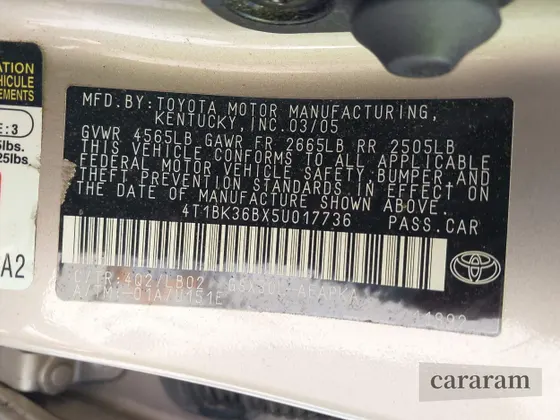 2005 Toyota Avalon XL