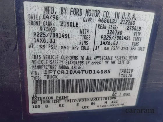1996 Ford Ranger XL
