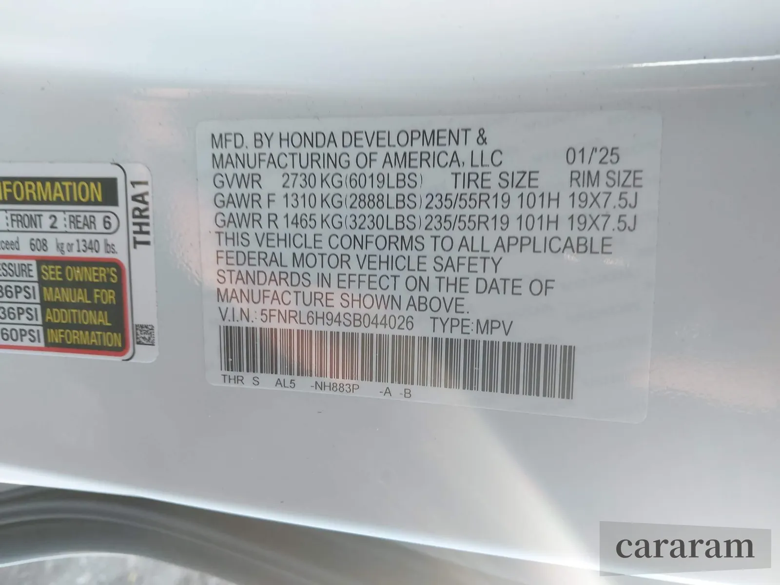 2025 Honda Odyssey Elite