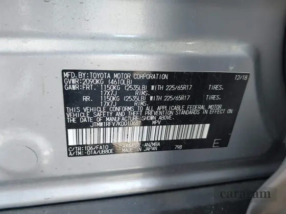 2019 Toyota RAV4 XLE