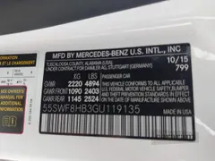 2016 Mercedes-Benz C 63 S AMG