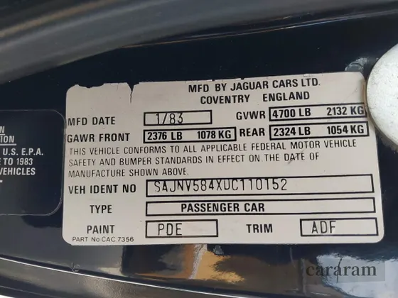 1983 Jaguar XJ