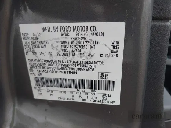 2012 Ford Escape XLT