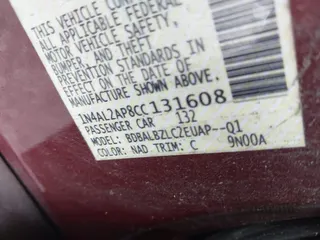 2012 Nissan Altima S