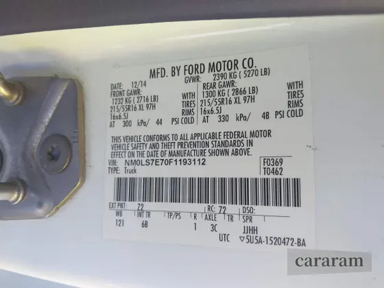 2015 Ford Transit Connect XL