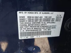 2017 Honda Pilot Touring