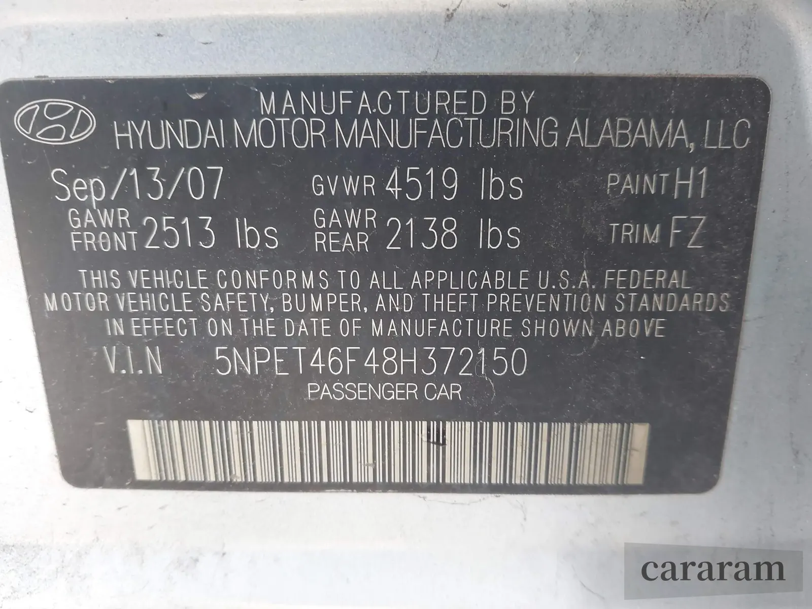 2008 Hyundai Sonata GLS