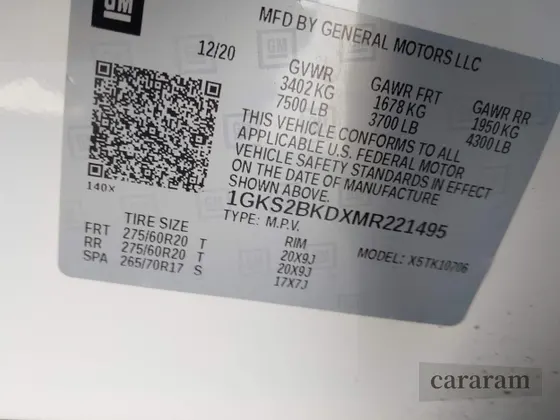 2021 GMC Yukon SLT