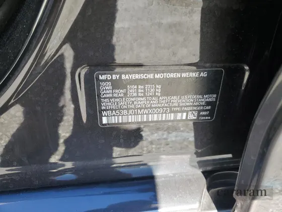 2021 BMW 5 Series 540i