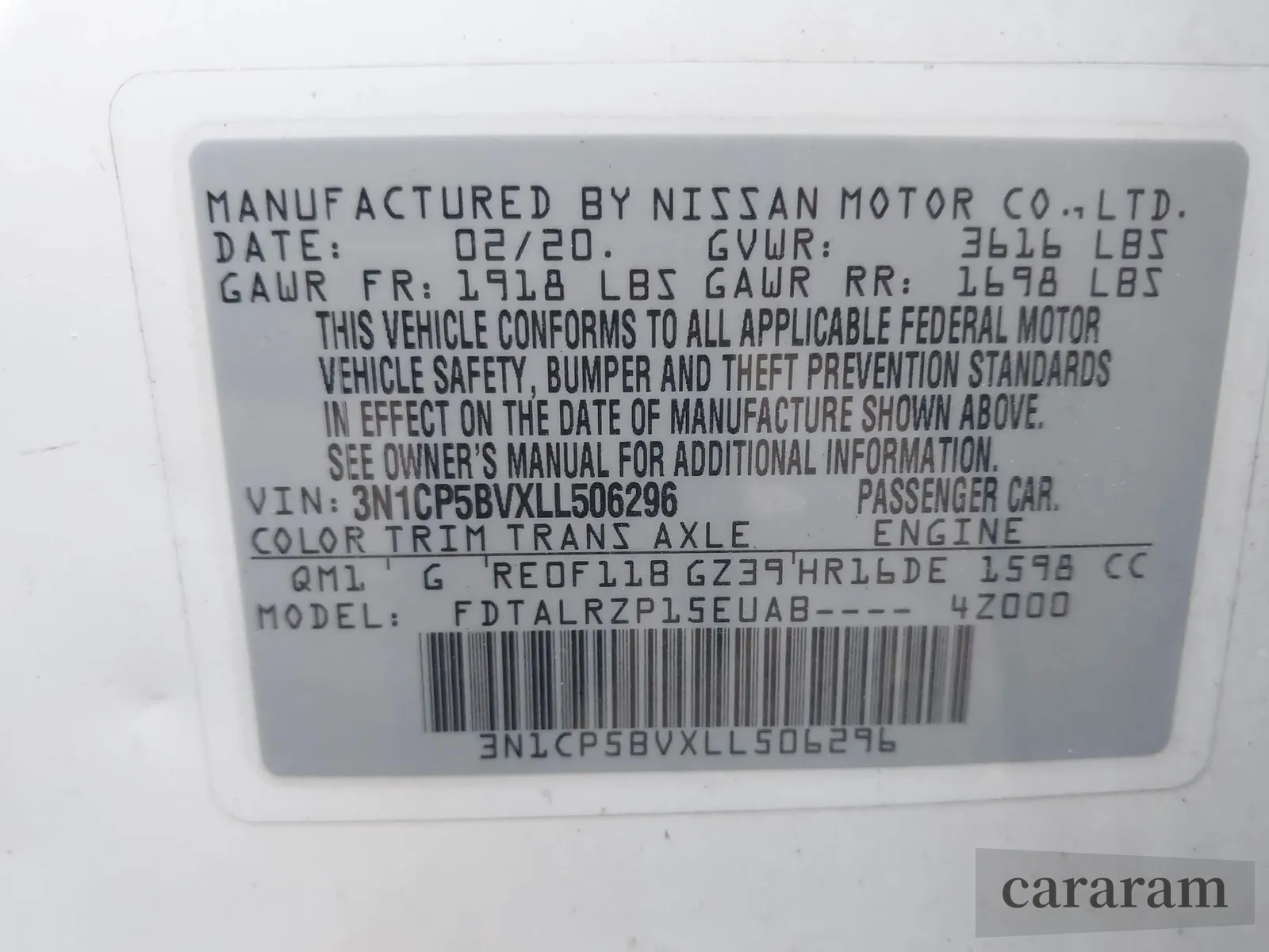 2020 Nissan Kicks S