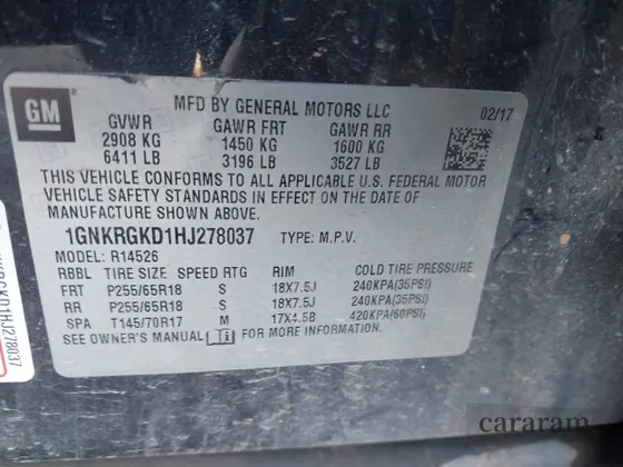 2017 Chevrolet Traverse LT