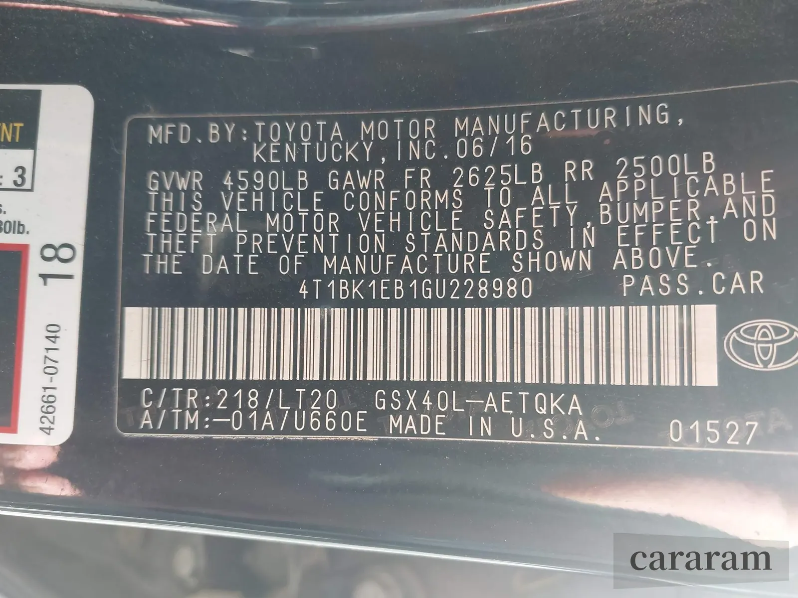 2016 Toyota Avalon XLE Premium