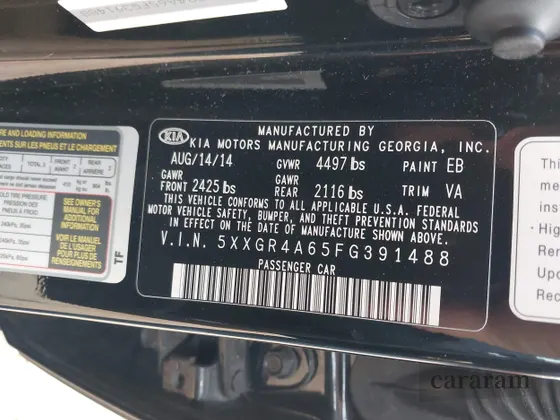 2015 Kia Optima SX Turbo