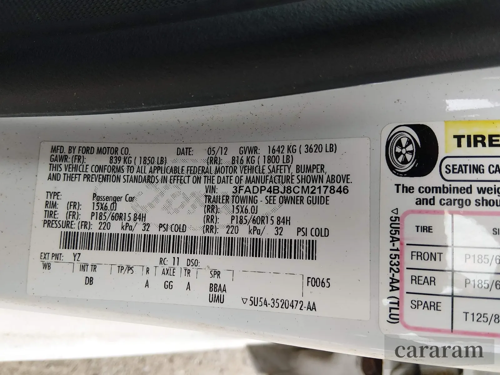 2012 Ford Fiesta SE