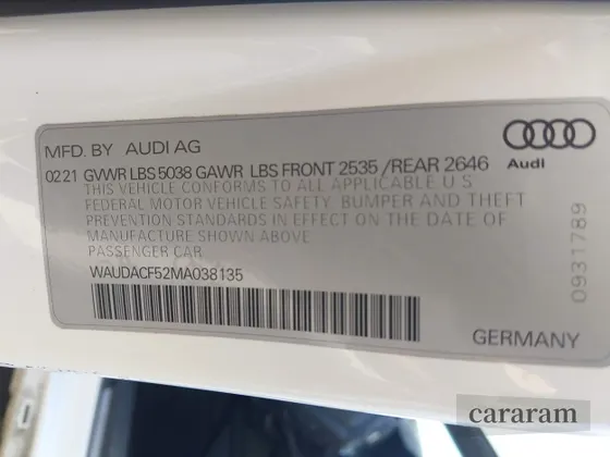 2021 Audi A5 Sportback S line Premium
