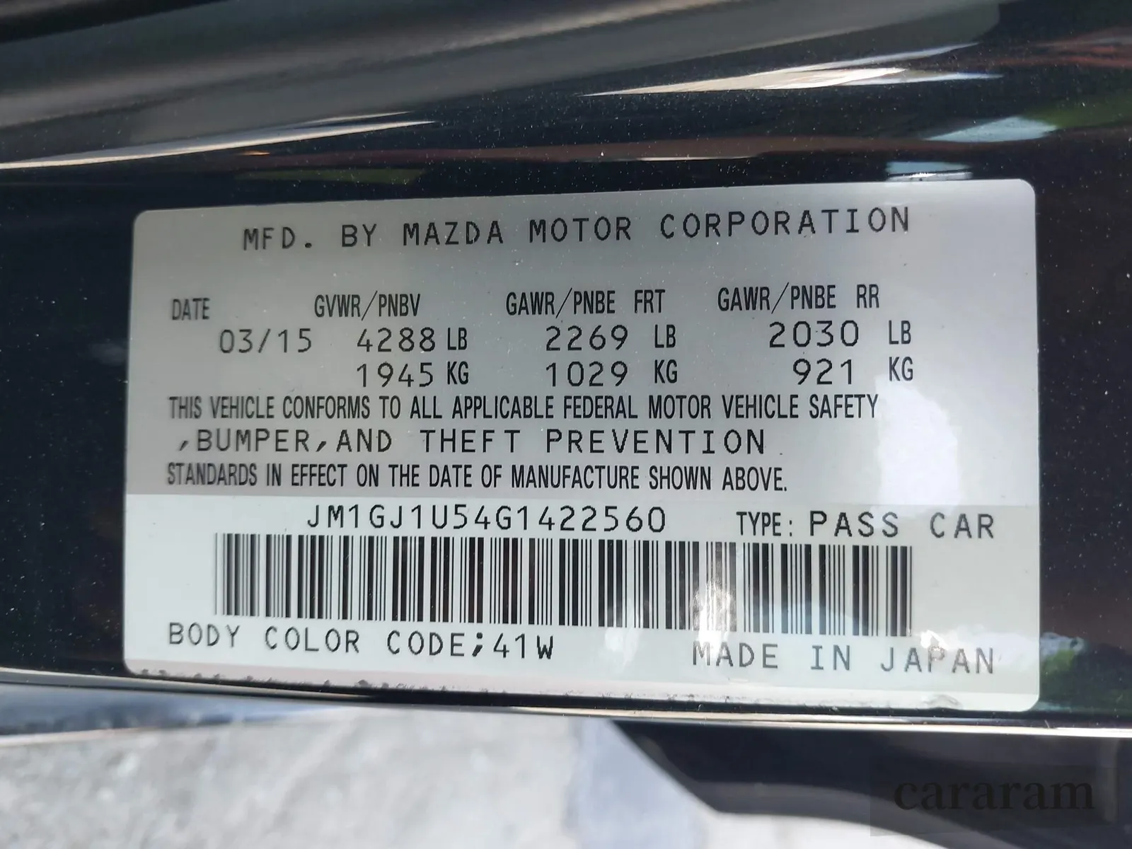 2016 Mazda 6 i Sport
