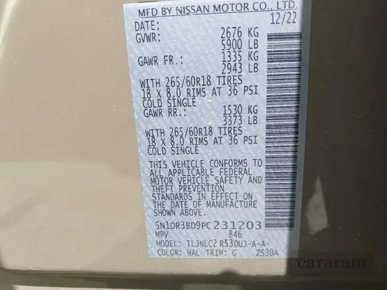 2023 Nissan Pathfinder Rock Creek