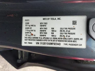 2021 Tesla Model 3 Standard Range Plus