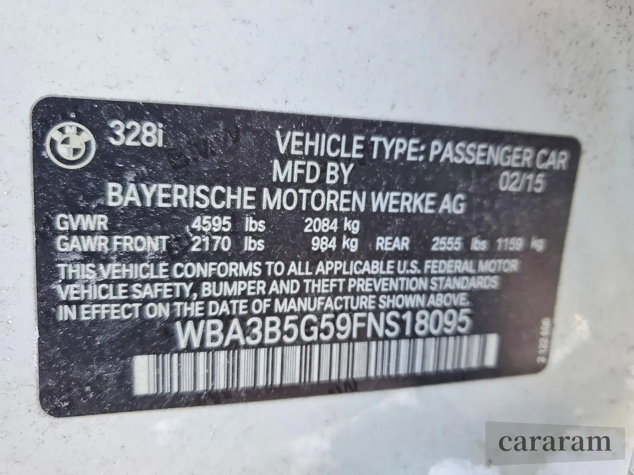 2015 BMW 3 Series 328i xDrive